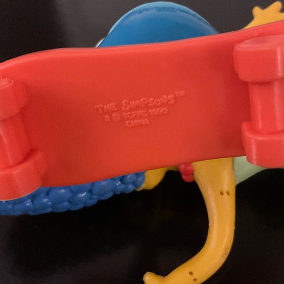 Vintage 1990 Bart Simpson Skateboarding and Marge Simpson figure collectibles - Picture 6 of 8